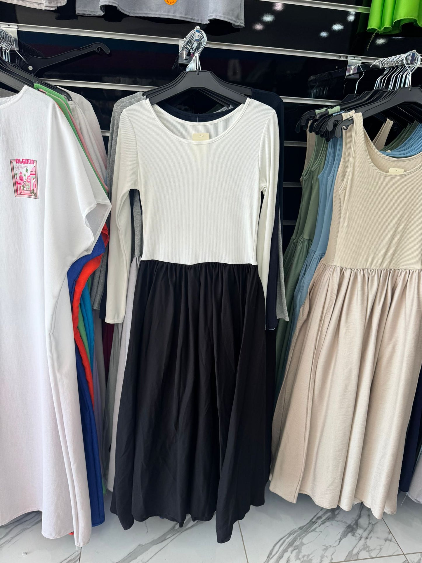 ROBE MANCHE LONGUE