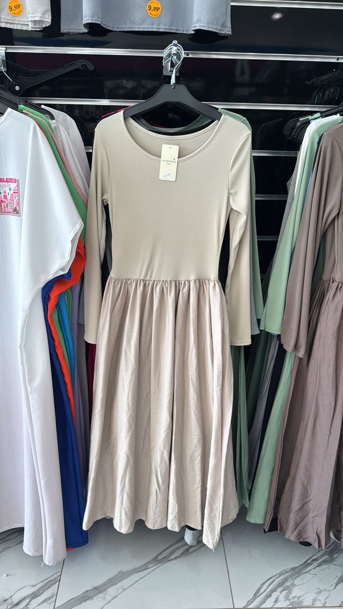 ROBE MANCHE LONGUE